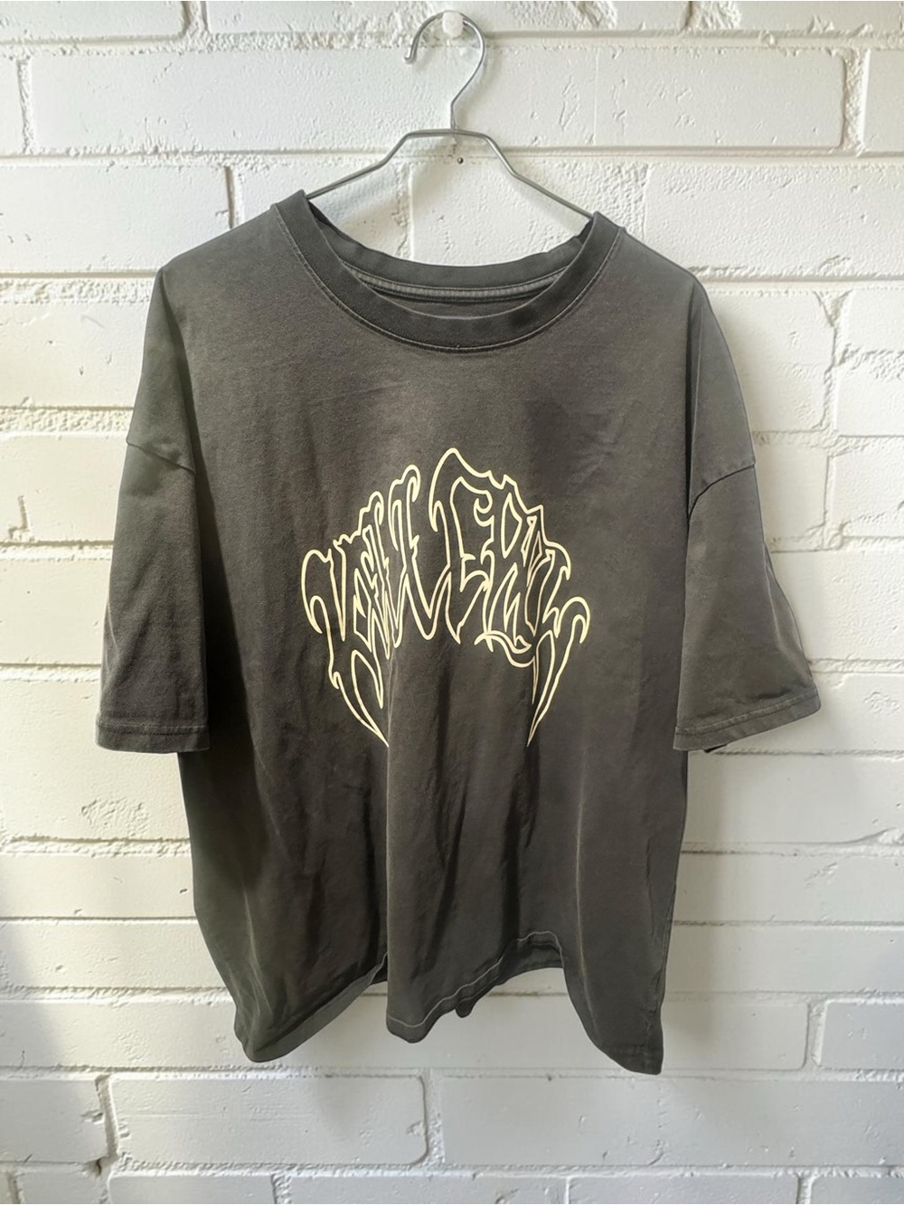Kill Crew Black Short Sleeve Graphic Tee with Cream Logo
